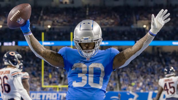 Detroit Lions running back Jamaal Williams